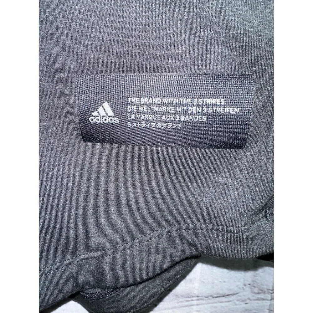 Adidas Men’s Small Black Aeroready Long Sleeve Shirt Tee Cotton Blend Activewear